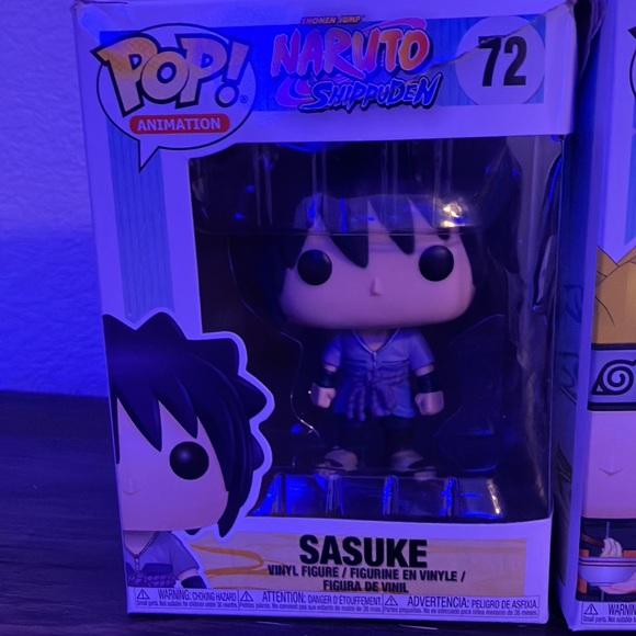 Naruto Uzumaki 823 Funko pop Box Lunch exclusive, and Sasuke 72 Funko pop - Picture 6 of 10
